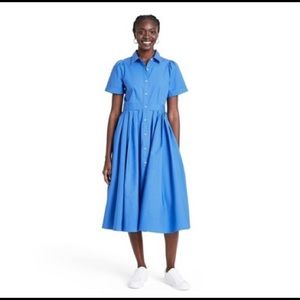 NWT Alex X Target blue button up dress